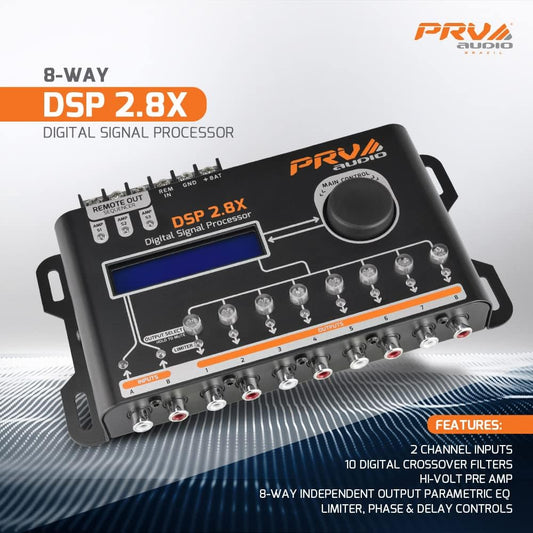 DSP 2.8X - 8 CHANNEL DIGITAL SIGNAL PROCESSOR