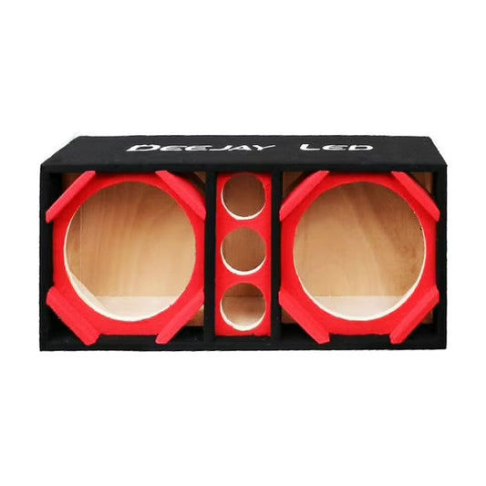 D12T3RED Deejayled Two 12-in Woofers Plus Three Tweeters