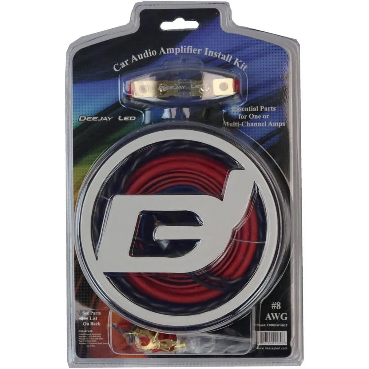 TBH8AWGKIT Deejay LED Auto Amplifier Installation Kit