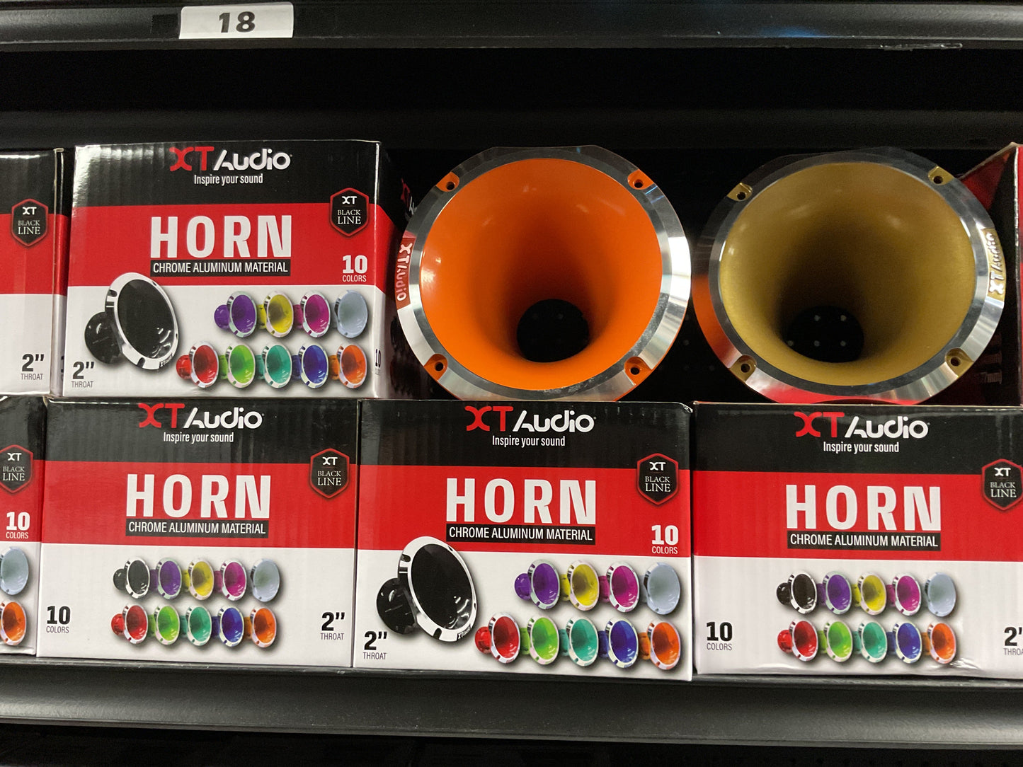 XT HORN 2" ORANGE ALUMINUM