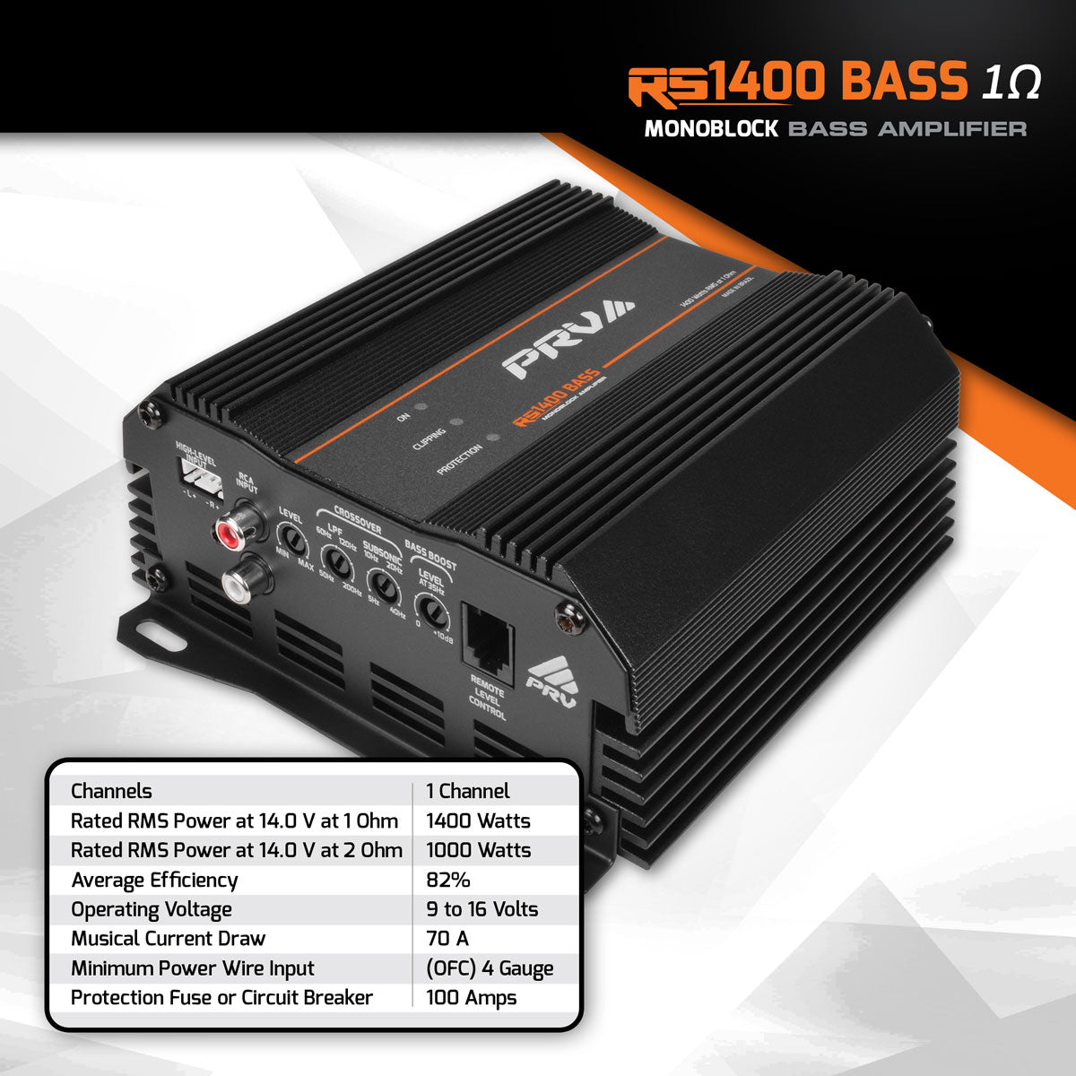 PRV - RS1400 BASS 1 Ohm