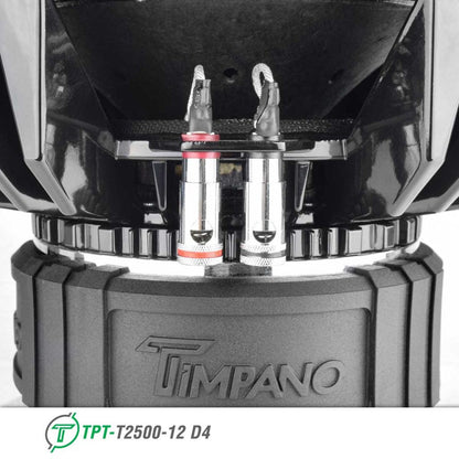 TPT-T2500-12 D4 - Timpano 12″ Car Audio Subwoofer 2500 Watts Dual 4 Ohm