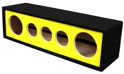 D10H2T3YELLOW Deejay LED 10 in. 2-Horn 3-Tweeter Side Speaker Enclosure